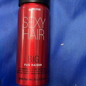 Sexy Hair BIG FUN RAISER volumizing dry texture & holding spray travel size NEW